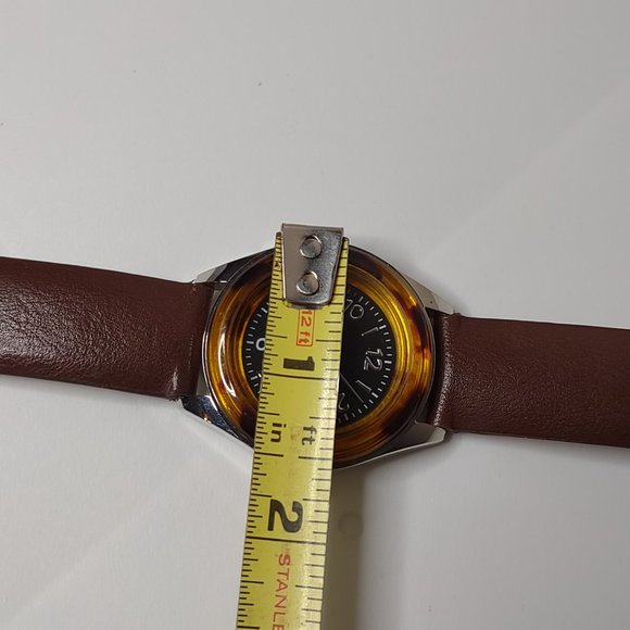 Tortoise And Brown Band Watch - Picture 7 of 12